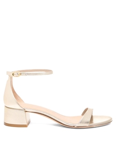 Босоножки на каблуке, золотой Stuart weitzman