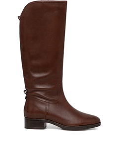 Сапоги с закругленным носком, красный Geox