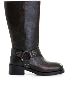 Кожаные ботинки с пряжкой Idakar, черный Essentiel antwerp