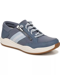 Женские удобные слипоны Carefree-Zip с застежкой-молнией, синий Ryka