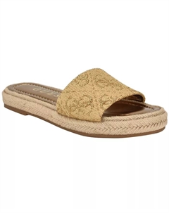 Женские эспадрильи Katic Slide на плоской подошве, золотой Guess