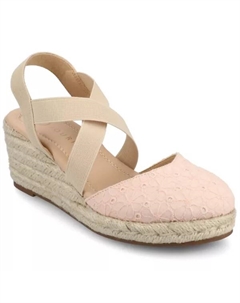 Эспадрильи Ashlee на платформе с клином для женщин, розовый Journee