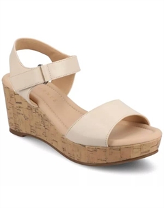 Женские босоножки-платформы Ranae на пробковой подошве с ремешком на щиколотке, белый Journee