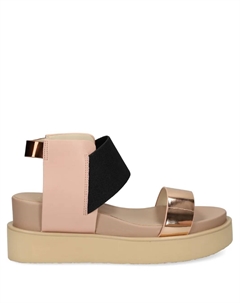 Босоножки на каблуке, розовый United nude