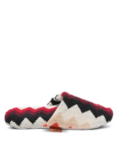 Слиперы с узором шеврон, красный Missoni home