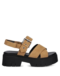 Замшевые сандалии с пряжками Hugo