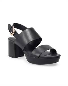 Женские сандалии на платформе с двумя ремешками, черный Sonoma goods for life