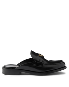 Мюли на каблуке, черный Prada