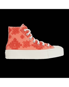 Кроссовки Wmns Chuck Taylor All Star Lift High 'Bright Madder', оранжевый Converse