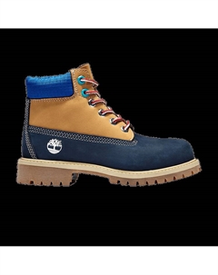 Мужские ботинки Premium водонепроницаемые с отстрочкой, сине-оранжевый Timberland