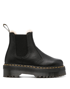 Мужские ботинки 2976 Quad кожаные на платформе, черный Dr. martens