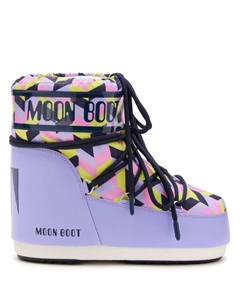 Ботинки Icon с геометричным узором, фиолетовый Moon boot