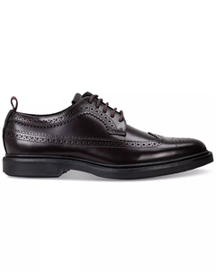Мужские классические туфли Larry Wingtip Derby, красный Hugo boss
