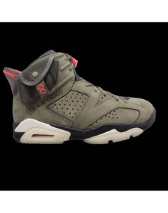 Кроссовки Travis Scott x 6 Retro 'Olive' Friends & Family, зеленый Air jordan