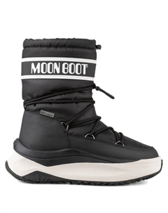 Ботильоны на платформе с логотипом, черный Moon boot