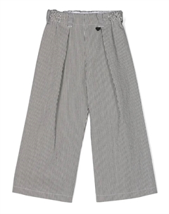 Широкие брюки в полоску, белый Monnalisa