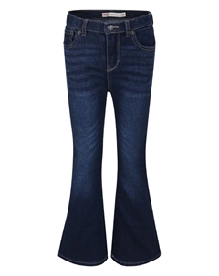 Расклешенные джинсы с нашивкой-логотипом, синий Levi's kids