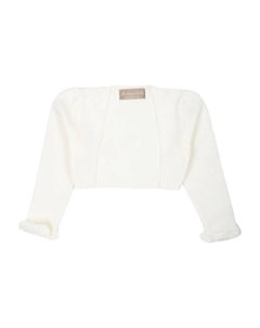 Кардиган с длинными рукавами, белый La stupenderia