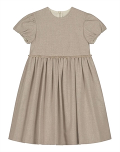 Платье с объемными рукавами, нейтральный Il gufo