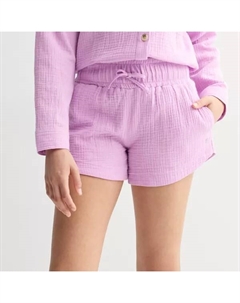 Шорты из газовой ткани для девочек 7-16 лет, фиолетовый Limited too