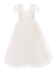 Платье Ayala с цветочной вышивкой, нейтральный Tulleen