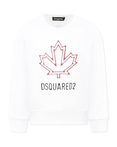 Толстовка с логотипом, белый Dsquared2 kids