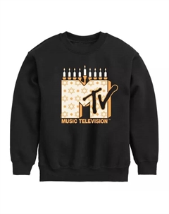Мальчиковая флисовая толстовка Hanukkah Crew MTV для возраста 8-20 лет, черный Licensed character