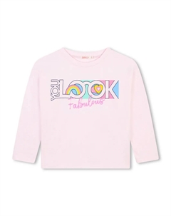 Футболка с надписью, розовый Billieblush