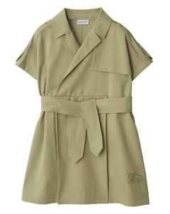 Платье-тренч, зеленый Burberry kids