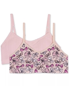 Бюстгальтеры бесшовные с драпировкой Big Girls, укороченные, 2 шт, розовый Maidenform