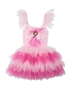 Пышное платье Bella Flamingo, розовый Tutu du monde