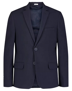 Куртка Slim Fit Stretch для костюма, большие размеры, синий Calvin klein
