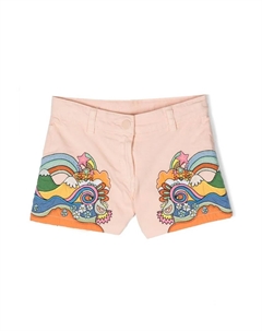 Шорты с принтом Love To Dream, розовый Stella mccartney kids