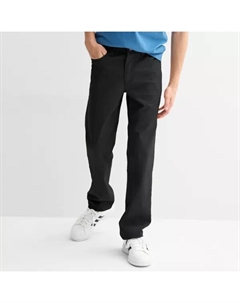 Узкие брюки из твила для мальчиков 7-20 лет, обычные и хаски, цвет iron ore Sonoma goods for life