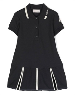 Платье с воротником поло, синий Moncler enfant