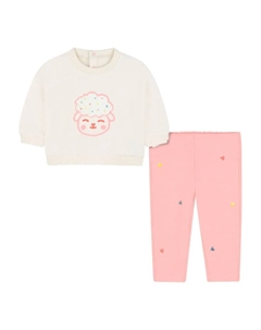 Комплект из топа и легинсов, розовый Billieblush