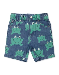 Шорты с графичным принтом, синий Stella mccartney kids