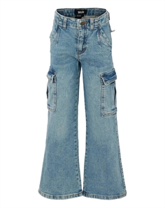 Джинсы с карманами-карго, синий Molo