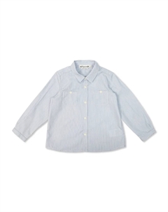 Рубашка в полоску, синий Bonpoint