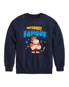 Рубашка с капюшоном "Разрушитель Ральф" для мальчиков 8-20 лет, синий Disney