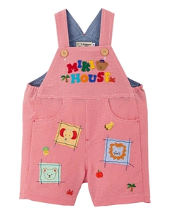 Шорты с узором, красный Miki house