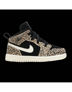 Кроссовки  1 Mid SE TD 'Cheetah', черный Air jordan