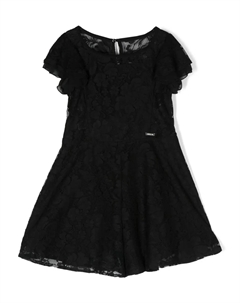 Платье с короткими рукавами, черный Monnalisa