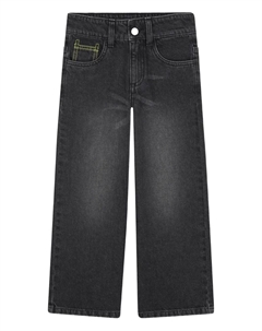 Джинсы с эффектом потертости, черный Billieblush