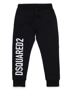 Спортивные брюки с логотипом, черный Dsquared2 kids