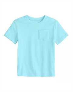 Футболка с карманом для мальчиков 4–12 лет, цвет harbor sky Jumping beans
