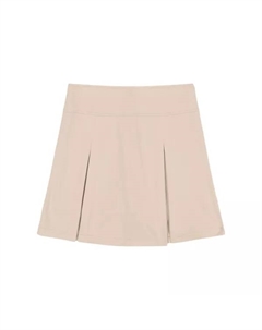 Девочкам 4-18 лет плиссированная юбка-шотландка с точечным плетением, хаки Izod