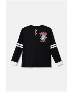 Детская хлопковая водолазка, черный Guess