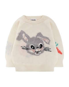 Джемпер Gilby с узором, белый Molo