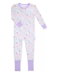 Детский комбинезон с принтом и отворачивающимися пинетками для девочек, мультиколор Max & olivia